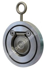 Sandwich check valves for fastening between flanges, material: stainless steel
