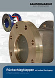 Check valves with full bore and short length face-to-face