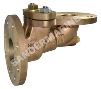 Storm valves acc. to DIN 87101 Form A without  fixing device, gunmetal and storm valves type HNA