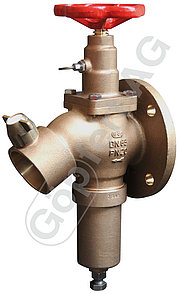 Hose pressure regulator valves with shut-down