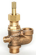 Stop valve BGV 314212 with drain,  gunmetal / special brass  for shut-off and drainage of waterpipes, e.g. at holiday home