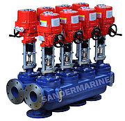Valves with electric actuator
