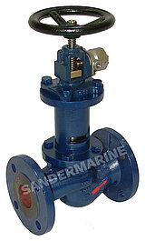 Quick opening valve with bellow